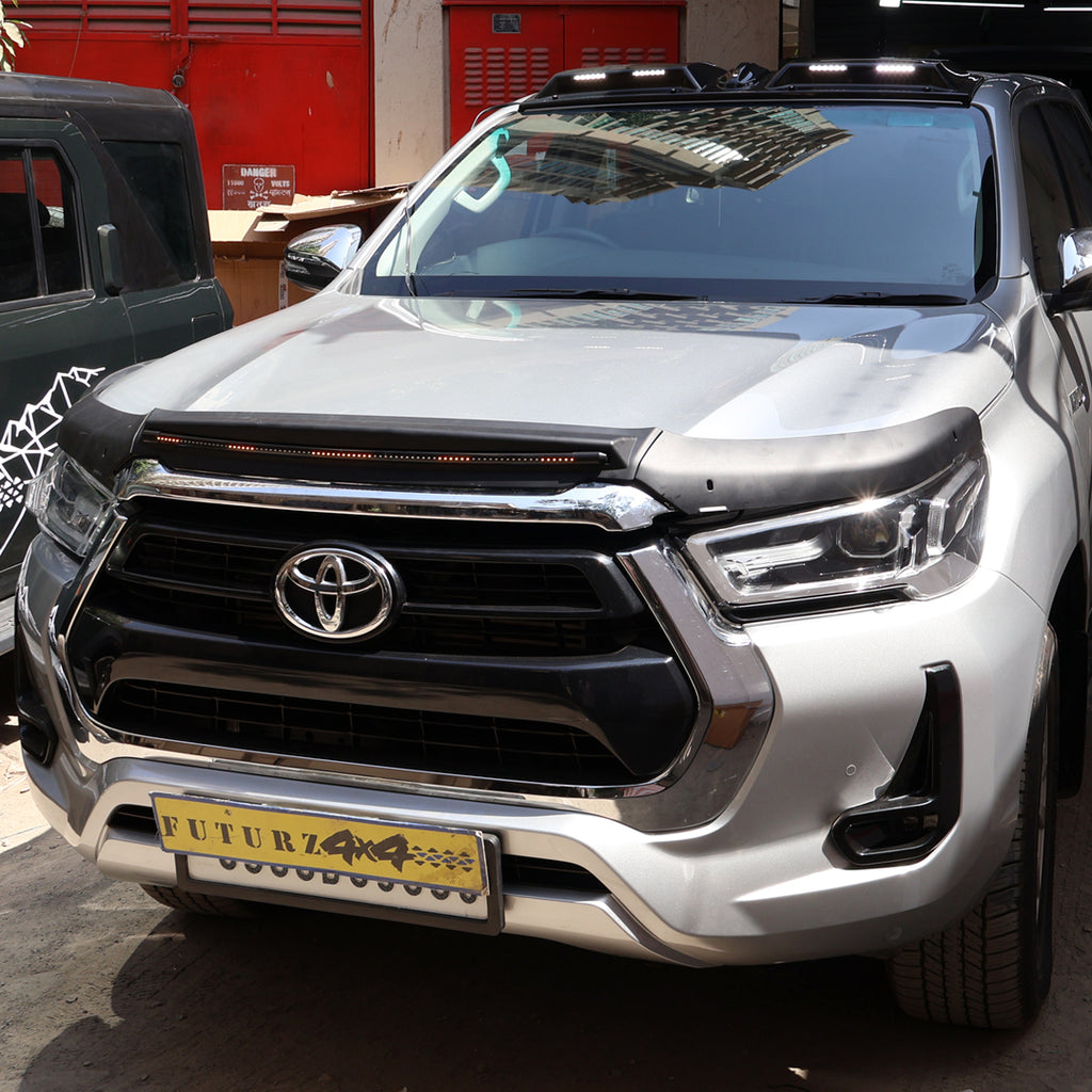 Hilux - Bonnet Visor with LED