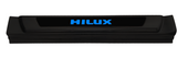 Toyota Hilux - Black Scuff Plate With LED