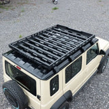Jimny Anti Rust Aluminium Roof carrier with LED lights - Model LRC
