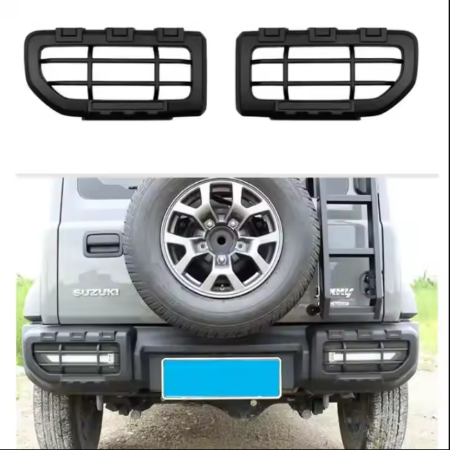 Jimny Tail Light Cover in Fiber Grill