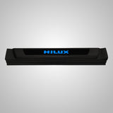 Toyota Hilux - Black Scuff Plate With LED