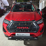 Hilux - Front bumper guard with led light