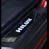 Toyota Hilux - Black Scuff Plate With LED